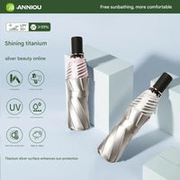Luxury Compact Travel Umbrella - Sun Protection Clothing