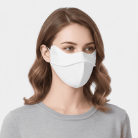 White Lycra UV Face Mask