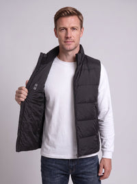 #Black outdoor skiing heated insulated jacket