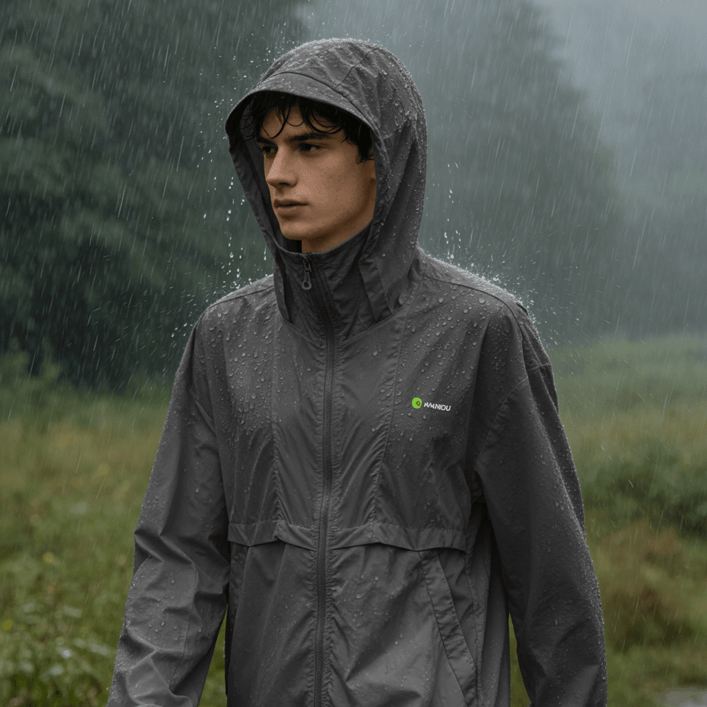 Men Hooded Full Zip Top UPF 100+
