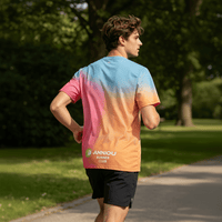 Rear of Running T-shirt