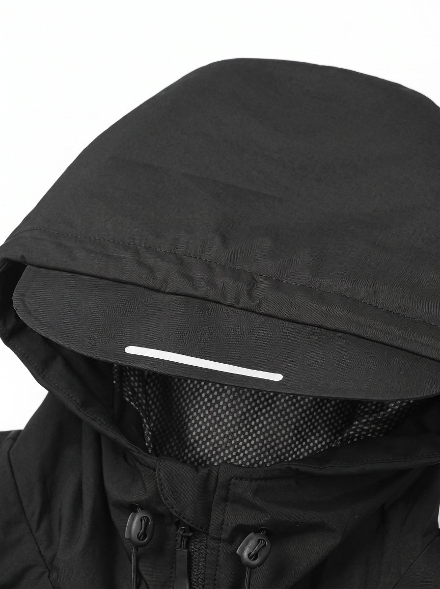 windproof Hooded heated jacket