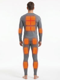 28 Area Men's Heated Thermals heat zone locations