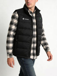 Men's black Classic Heated Gilet Sleeveless