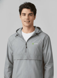 Mens Gray Cooling UV Jacket
