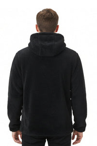 Men's Heated Fleece Hoodie back