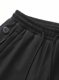 Elastic waistband with #Black Heated Sweatpants