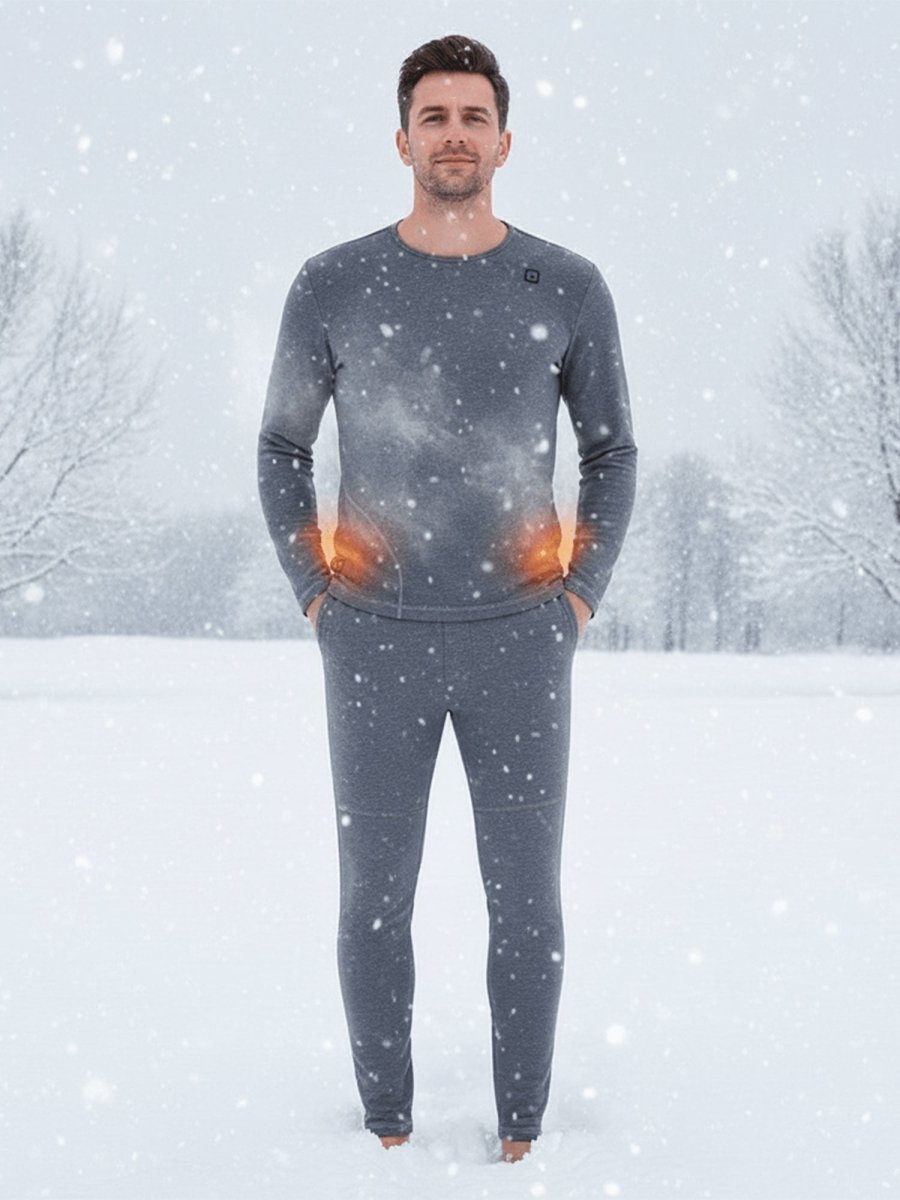Men's Heated Thermal Underwear Set