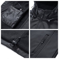 Heated Softshell jacket details
