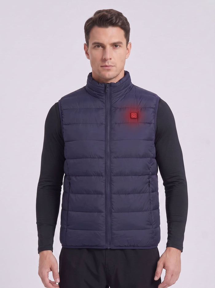 Men's Navy Heated Gilet