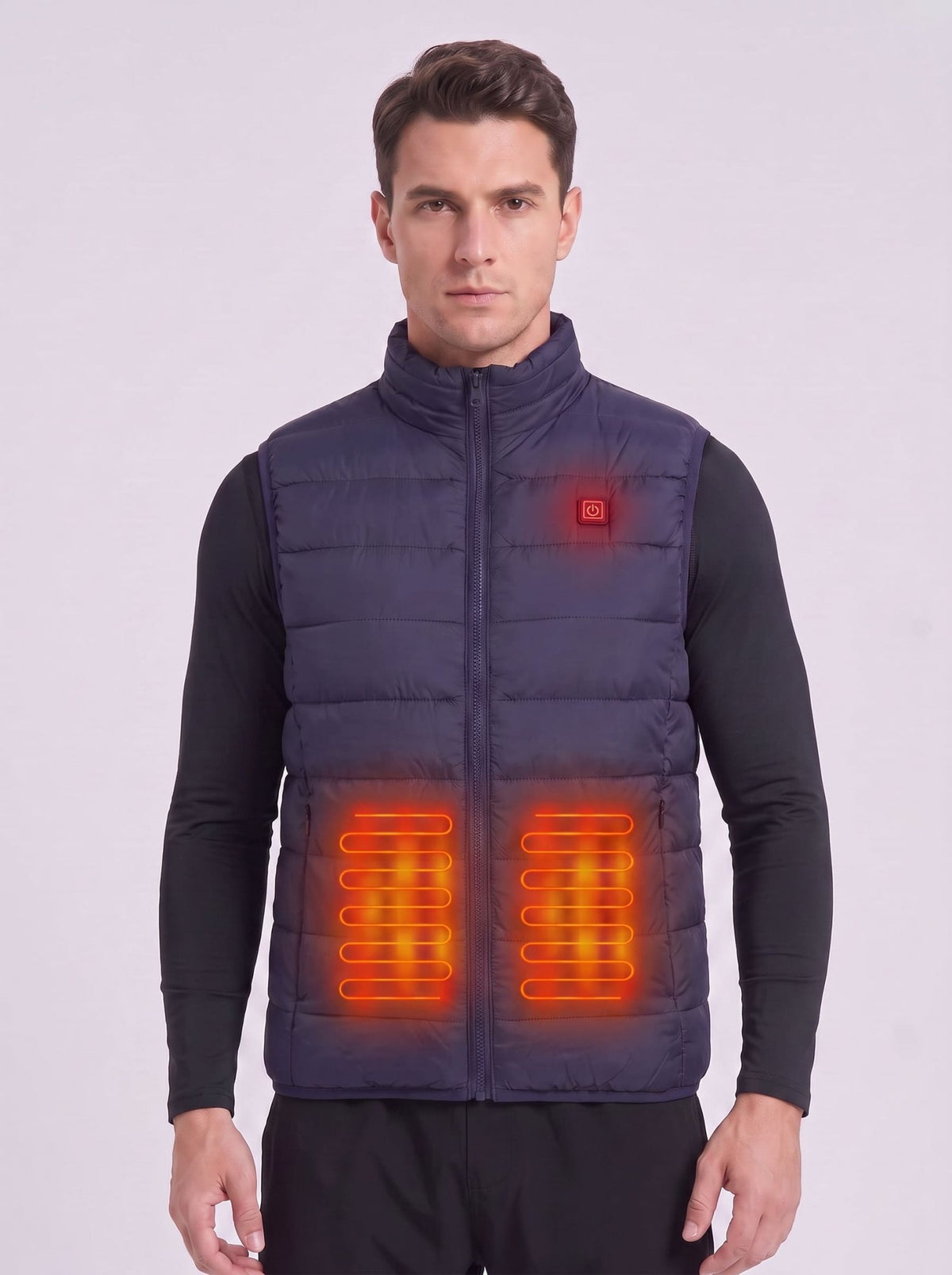 Men's Navy Heated Gilet