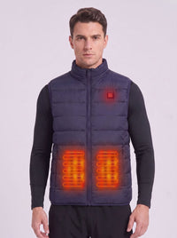 Men's Navy Heated Gilet