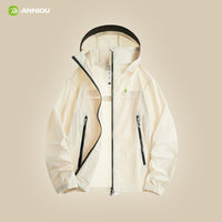Beige UPF 100+ Hooded Jacket