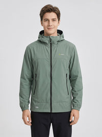 Men‘s green UPF50+ Hooded Jacket