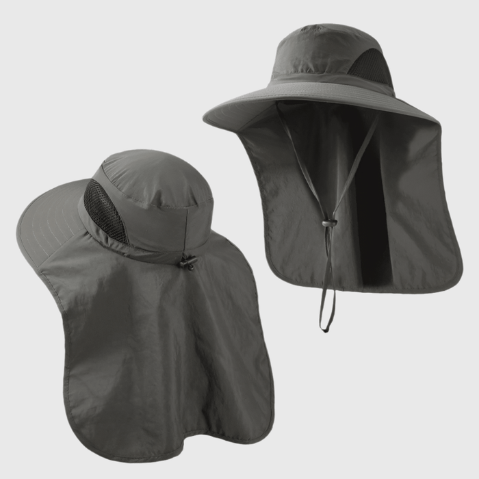 mens green UPF 50+ Fishing Hat