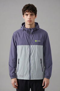Mens blue and gray UV jacket by Anniou