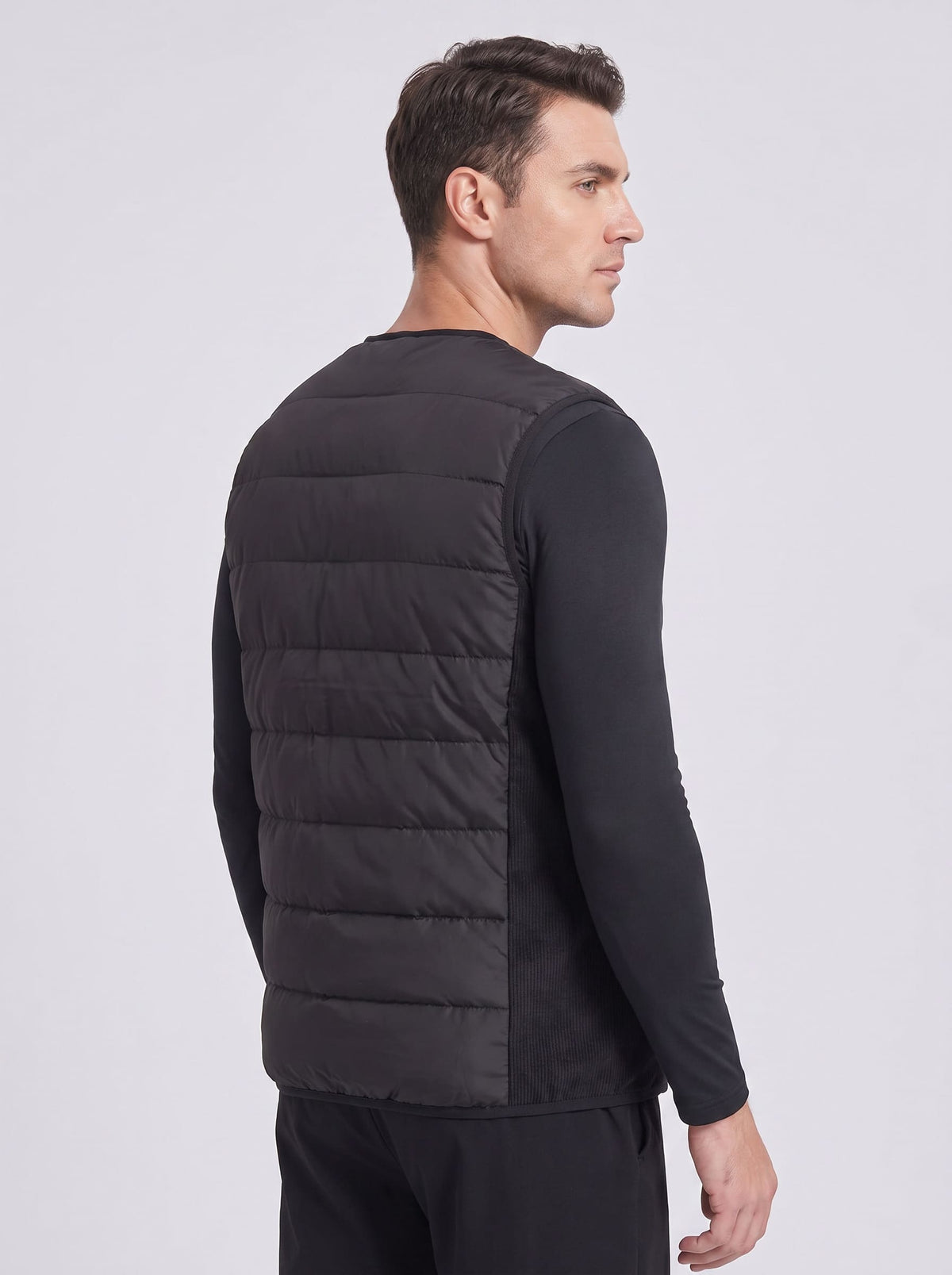 Heated Gilet with fabric sides