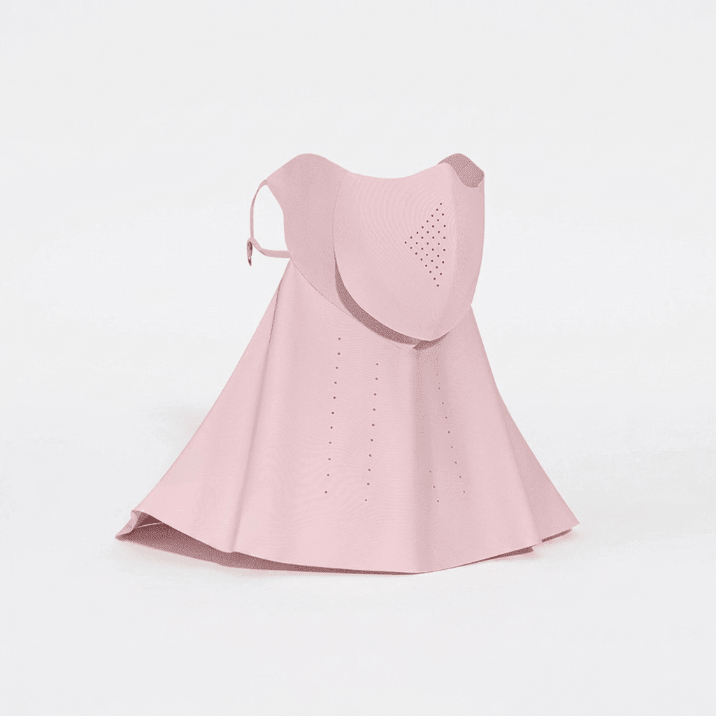 Light Pink Neck Gaiter Face Cover UPF50+