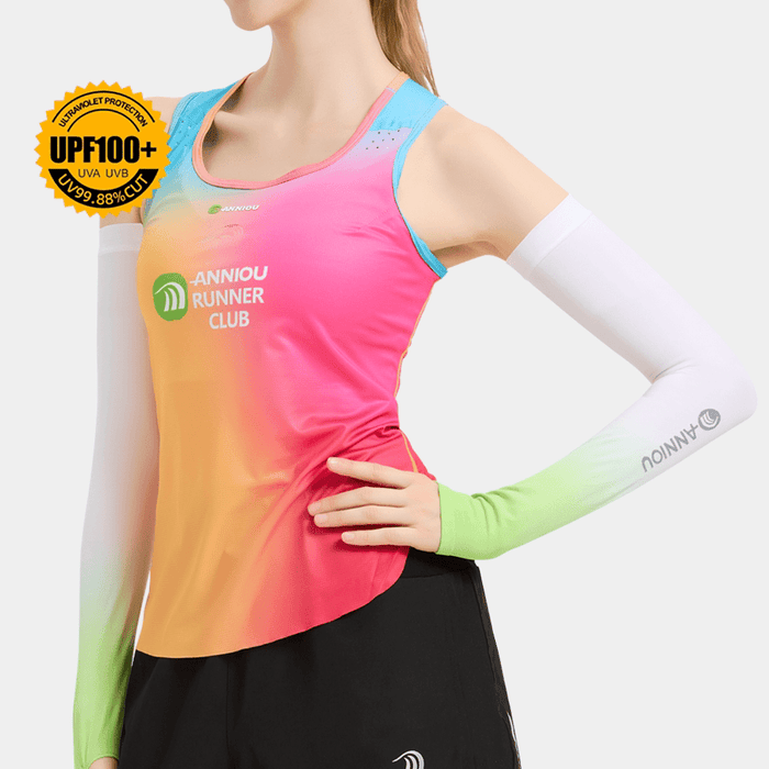 Ombre Green UPF 100+ Arm Sleeves