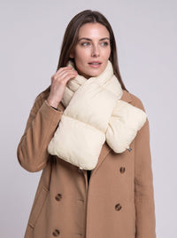 #ivory Padded Heated Scarf