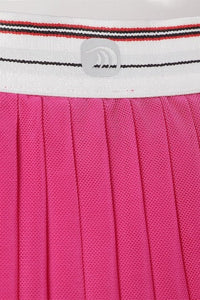 Anniou pink pleated skirt close up