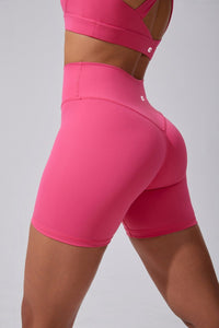 pink Scrunch Bum Workout Shorts
