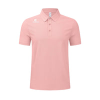 Women's Pink Golf Polo Shirt UPF 50+ by Anniou