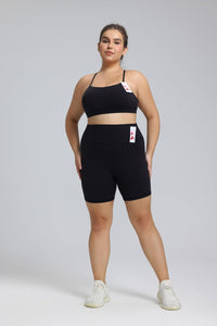 Plus Size Buttery Soft Yoga Shorts - Sun Protection Clothing