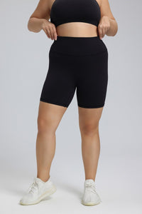 Plus Size Buttery Soft Yoga Shorts - Sun Protection Clothing