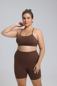 Plus Size Buttery Soft Yoga Shorts - Sun Protection Clothing