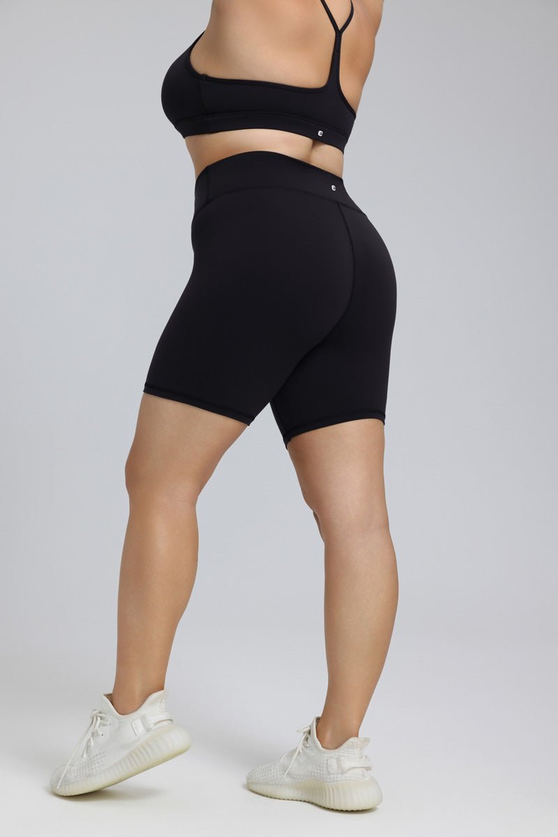 Plus Size Buttery Soft Yoga Shorts - Sun Protection Clothing