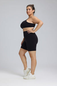 Plus Size Buttery Soft Yoga Shorts - Sun Protection Clothing