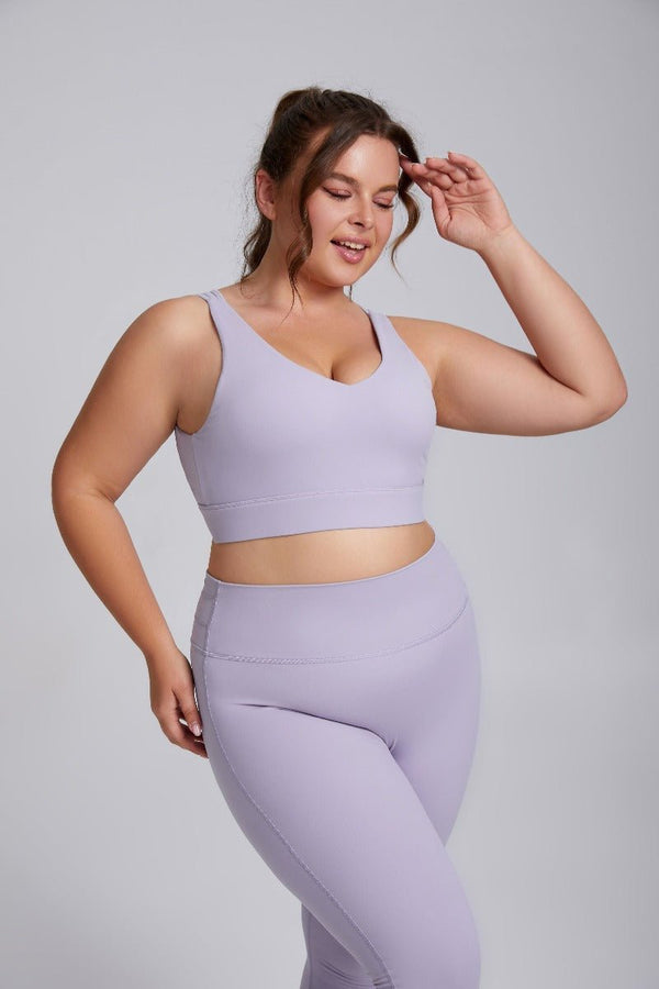 Plus Size High Support Shockproof Yoga Bra - Sun Protection Clothing