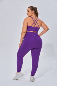 Plus Size High Waist Yoga Leggings - Sun Protection Clothing