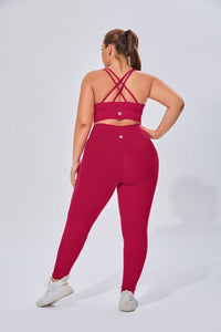 Plus Size High Waist Yoga Leggings - Sun Protection Clothing