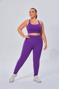 Plus Size High Waist Yoga Leggings - Sun Protection Clothing