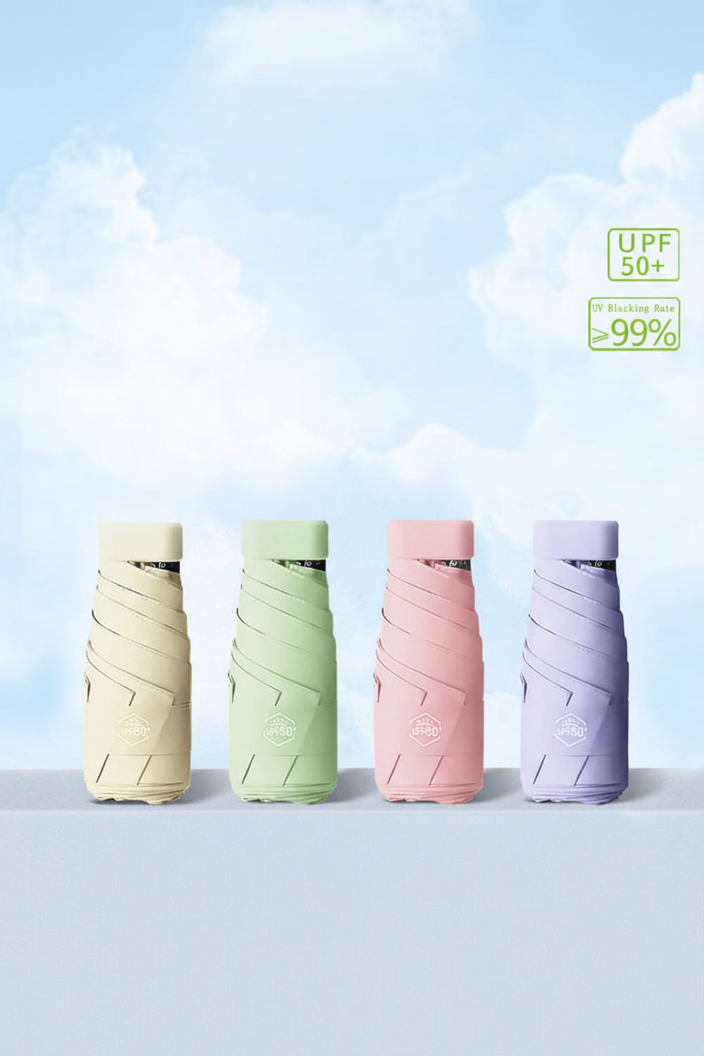 Purple Pocket Size UV Umbrellas
