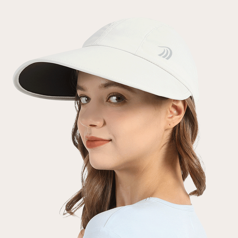 Pocket Wide Brim Sun Baseball Cap - Sun Protection Clothing