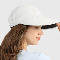 Woman wearing a Wide Brim UPF 50+ Baseball Cap