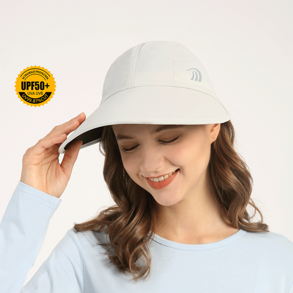 UPF 50+ Wide Brim Sun Baseball Cap - Sun Protection Clothing