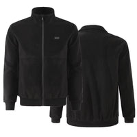 Polar Fleece Heated Jacket front and back
