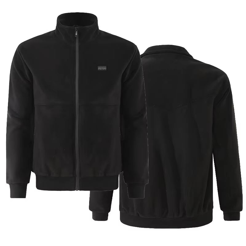 Polar Fleece Heated Jacket front and back