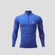 Quarter Zip Sun Protective Muscle Fit T-Shirt - Sun Protection Clothing