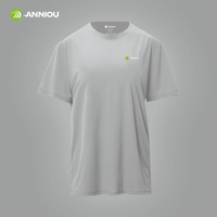 Grey Quick - drying Running T-shirt