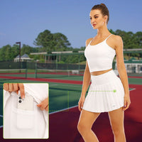 Quick Drying Pleated Tennis Skirt UPF 100 - Sun Protection Clothing