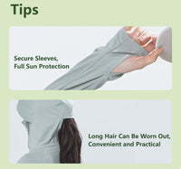 Raw Yarn Hooded Sun Protection Jacket - Sun Protection Clothing