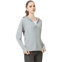 Raw Yarn Ice Silk Hooded Sun Protection Jacket - Sun Protection Clothing