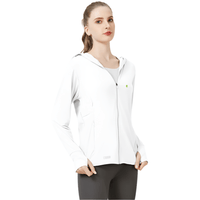 Raw Yarn Ice Silk Hooded Sun Protection Jacket - Sun Protection Clothing