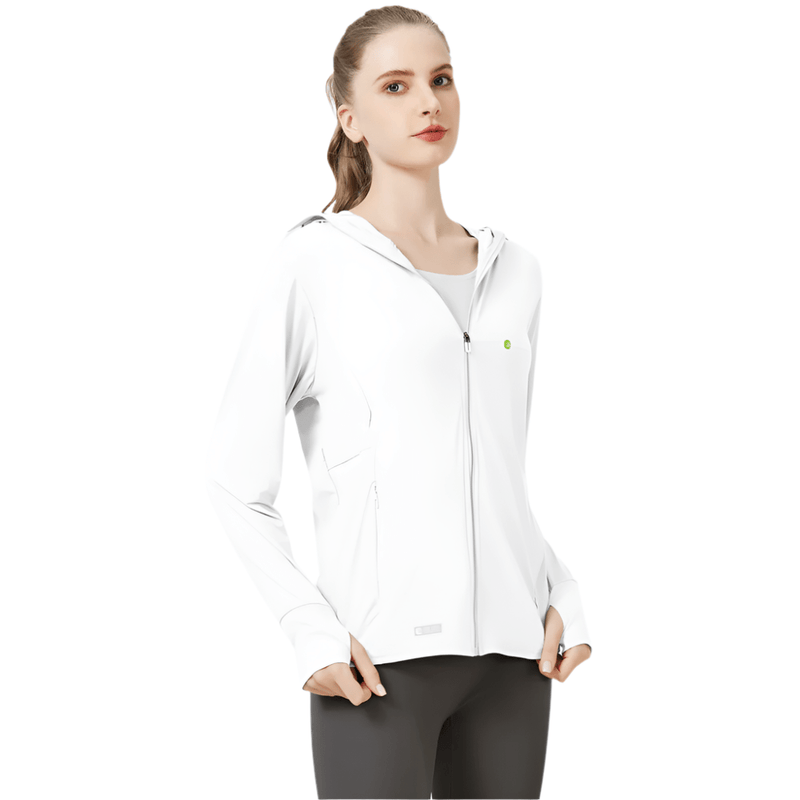 Raw Yarn Ice Silk Hooded Sun Protection Jacket - Sun Protection Clothing