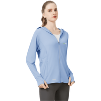 Raw Yarn Ice Silk Hooded Sun Protection Jacket - Sun Protection Clothing